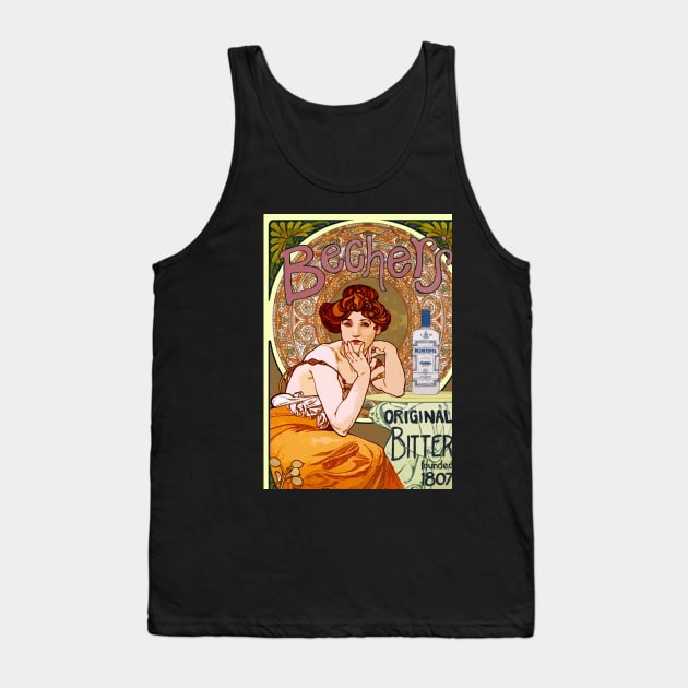 Bechers Bitter Advertising Tank Top by CozyCanvas